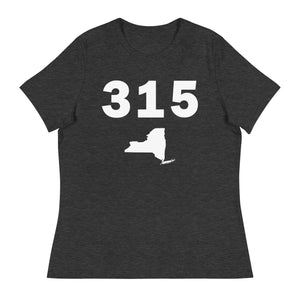 315 Area Code Women's Relaxed T Shirt