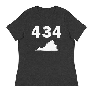 434 Area Code Women's Relaxed T Shirt