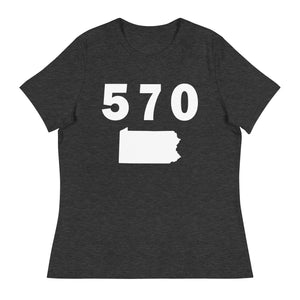 570 Area Code Women's Relaxed T Shirt