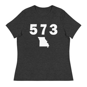 573 Area Code Women's Relaxed T Shirt