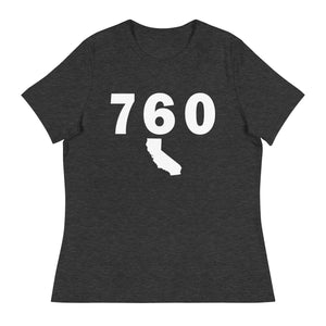 760 Area Code Women's Relaxed T Shirt
