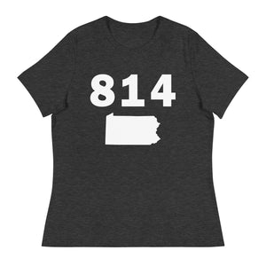 814 Area Code Women's Relaxed T Shirt