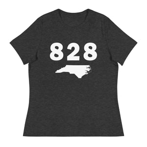 828 Area Code Women's Relaxed T Shirt