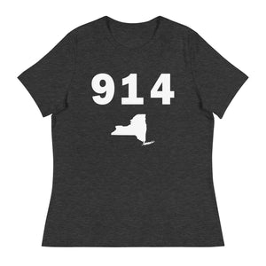 914 Area Code Women's Relaxed T Shirt