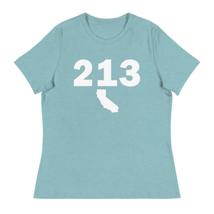 213 Area Code Women's Relaxed T Shirt