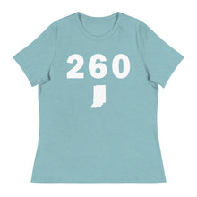 Load image into Gallery viewer, 260 Area Code Women&#39;s Relaxed T Shirt