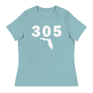 305 Area Code Women's Relaxed T Shirt