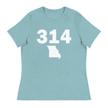 Load image into Gallery viewer, 314 Area Code Women&#39;s Relaxed T Shirt