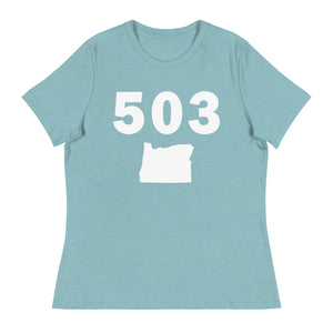 503 Area Code Women's Relaxed T Shirt