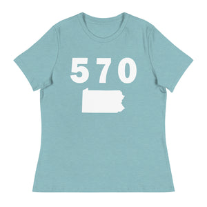570 Area Code Women's Relaxed T Shirt