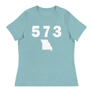 573 Area Code Women's Relaxed T Shirt