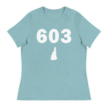 Load image into Gallery viewer, 603 Area Code Women&#39;s Relaxed T Shirt