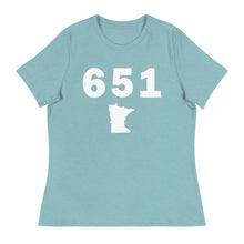 Load image into Gallery viewer, 651 Area Code Women&#39;s Relaxed T Shirt