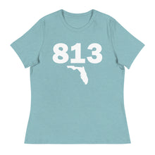 Load image into Gallery viewer, 813 Area Code Women&#39;s Relaxed T Shirt