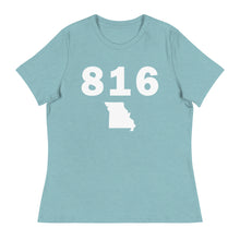 Load image into Gallery viewer, 816 Area Code Women&#39;s Relaxed T Shirt