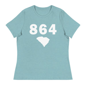 864 Area Code Women's Relaxed T Shirt