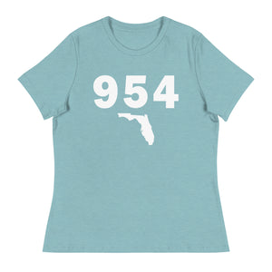 954 Area Code Women's Relaxed T Shirt