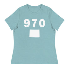 Load image into Gallery viewer, 970 Area Code Women&#39;s Relaxed T Shirt