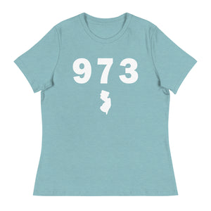 973 Area Code Women's Relaxed T Shirt