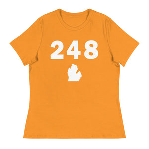 248 Area Code Women's Relaxed T Shirt