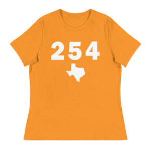 254 Area Code Women's Relaxed T Shirt
