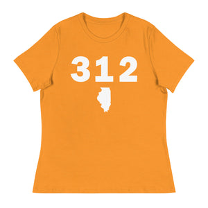 312 Area Code Women's Relaxed T Shirt