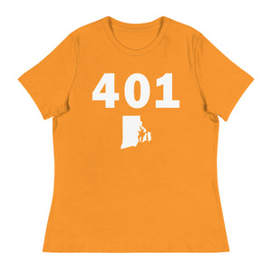 401 Area Code Women's Relaxed T Shirt