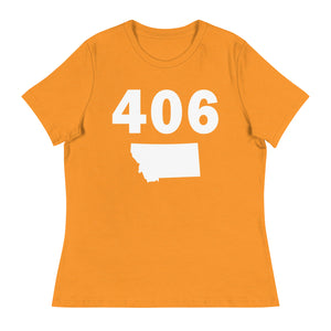 406 Area Code Women's Relaxed T Shirt