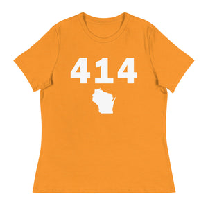 414 Area Code Women's Relaxed T Shirt