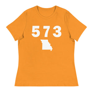 573 Area Code Women's Relaxed T Shirt