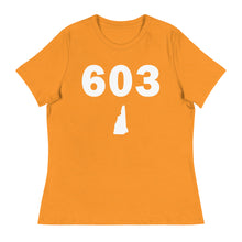 Load image into Gallery viewer, 603 Area Code Women&#39;s Relaxed T Shirt