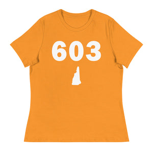 603 Area Code Women's Relaxed T Shirt