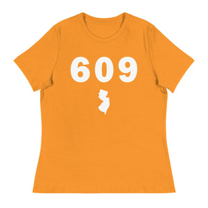 609 Area Code Women's Relaxed T Shirt