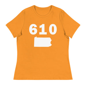 610 Area Code Women's Relaxed T Shirt