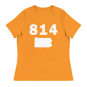 814 Area Code Women's Relaxed T Shirt