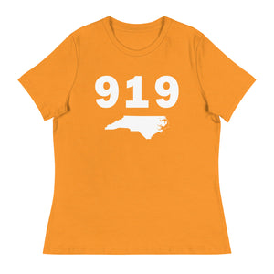 919 Area Code Women's Relaxed T Shirt