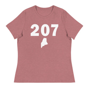 207 Area Code Women's Relaxed T Shirt