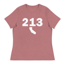 Load image into Gallery viewer, 213 Area Code Women&#39;s Relaxed T Shirt