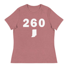 Load image into Gallery viewer, 260 Area Code Women&#39;s Relaxed T Shirt