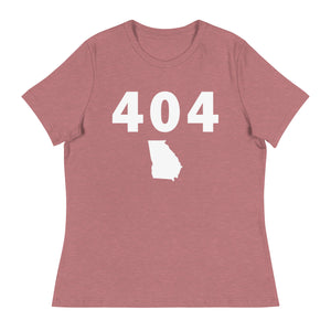 404 Area Code Women's Relaxed T Shirt
