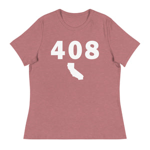 408 Area Code Women's Relaxed T Shirt