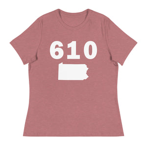 610 Area Code Women's Relaxed T Shirt