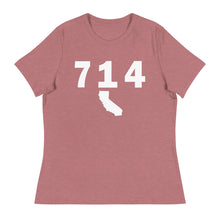 Load image into Gallery viewer, 714 Area Code Women&#39;s Relaxed T Shirt