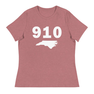 910 Area Code Women's Relaxed T Shirt