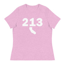 Load image into Gallery viewer, 213 Area Code Women&#39;s Relaxed T Shirt