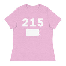 Load image into Gallery viewer, 215 Area Code Women&#39;s Relaxed T Shirt