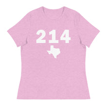 Load image into Gallery viewer, 214 Area Code Women&#39;s Relaxed T Shirt