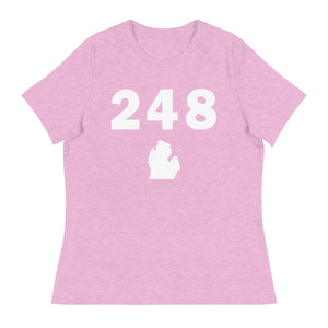 248 Area Code Women's Relaxed T Shirt