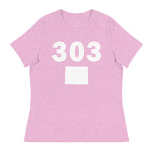 Load image into Gallery viewer, 303 Area Code Women&#39;s Relaxed T Shirt