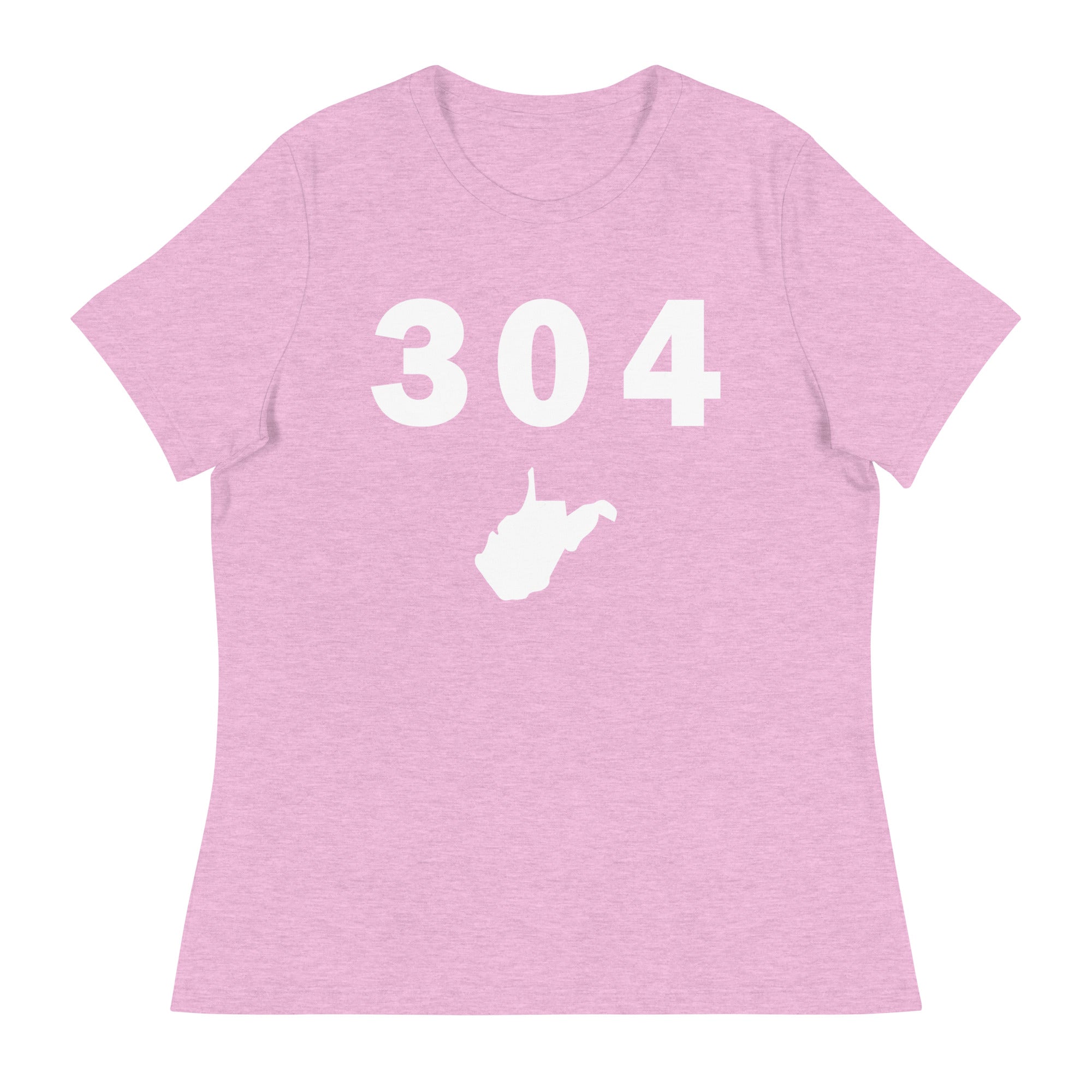 304 Area Code Women s Relaxed T Shirt WhereIWasRaised